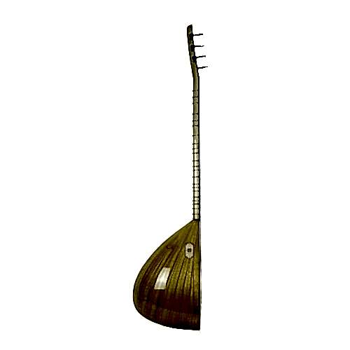 Bağlama Yaprak Dut Polyesterli Profesyonel Uzun Sap BYDPU